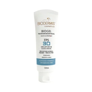 Protetor Solar Facial Biogel 30 Pele Oleosa Toque Seco 120g